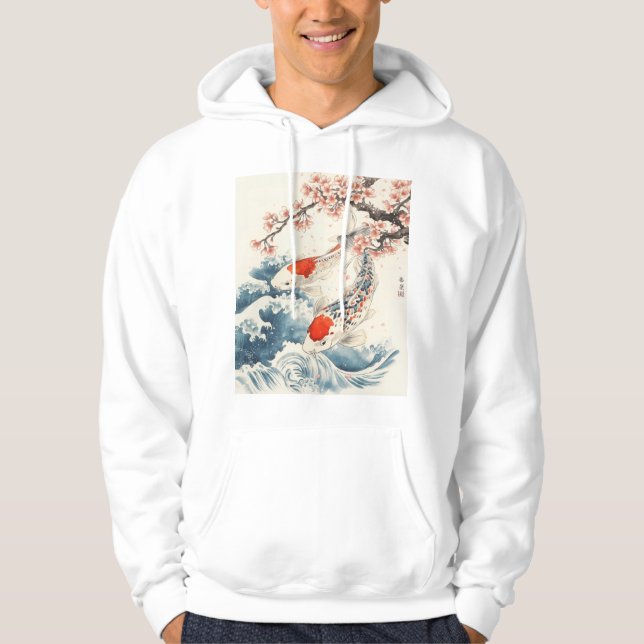 Modern Unik Brandy Trendig Hoodie (Framsida)