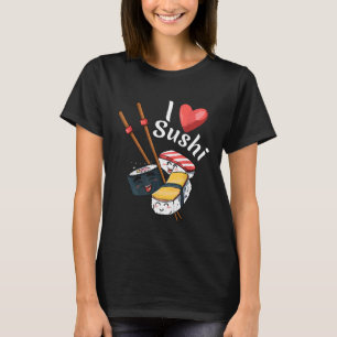 Modern Unik Japansk Sushi Sashimi Soja Jag Älskar T Shirt