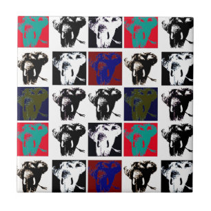 Modern unik pop Art Elephants Ceramic Tile Kakelplatta