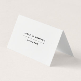 Modern unik Speciell minimalistisk Visitkort