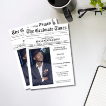 Modern unik tidningsbild studenten