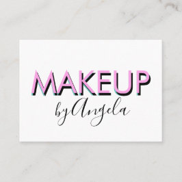  Modern upprepa Makeup Salon Naglar Ögonfransar   Visitkort