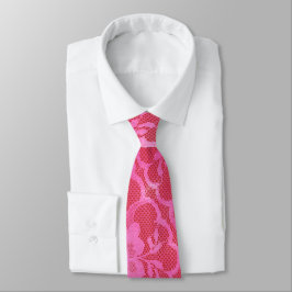 Modern Urban Antonietta Red Caliente Rosa Snöre Slips