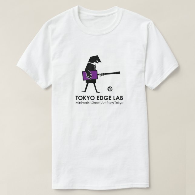 Modern Urban Basist Grafik - Tokyo Edge Lab T Shirt (Design framsida)