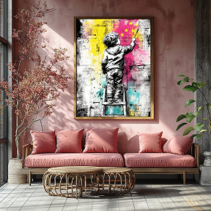 Modern Urban Dreamer Samtidskonst Väggkonst