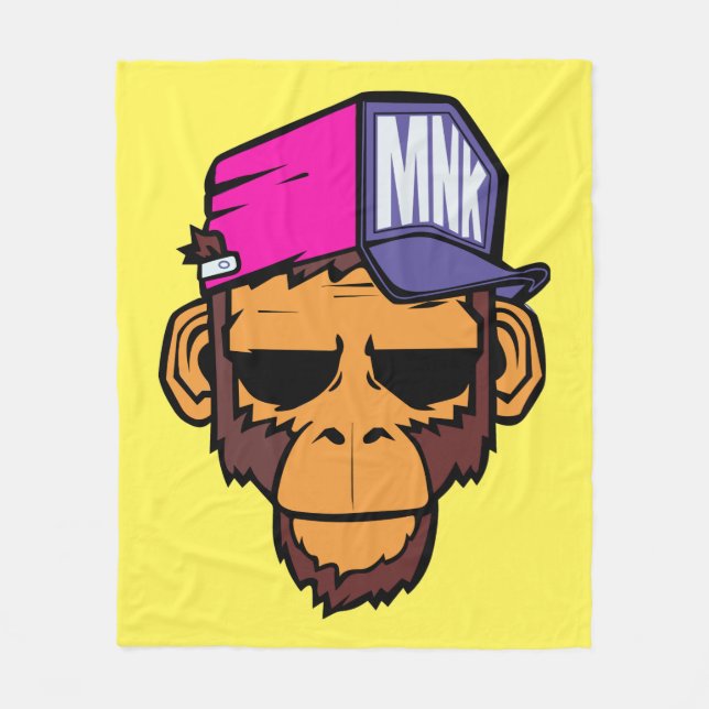 Modern Urban Monkey Fleecefilt (Framsidan)
