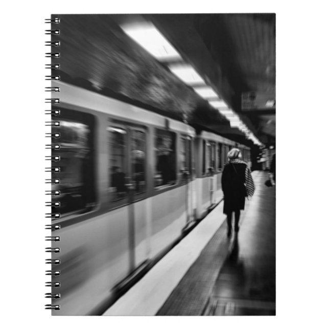 Modern, urbana, parisskt liv anteckningsbok (Framsidan)