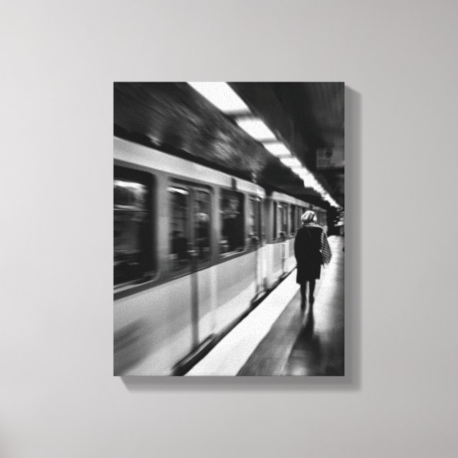 Modern, urbana, parisskt liv canvastryck (Framsida)