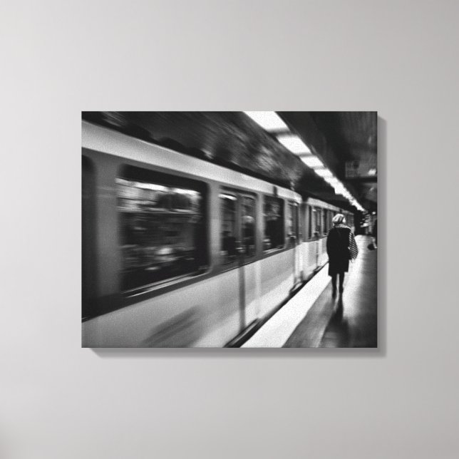 Modern, urbana, parisskt liv canvastryck (Framsida)