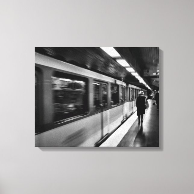 Modern, urbana, parisskt liv canvastryck (Framsida)