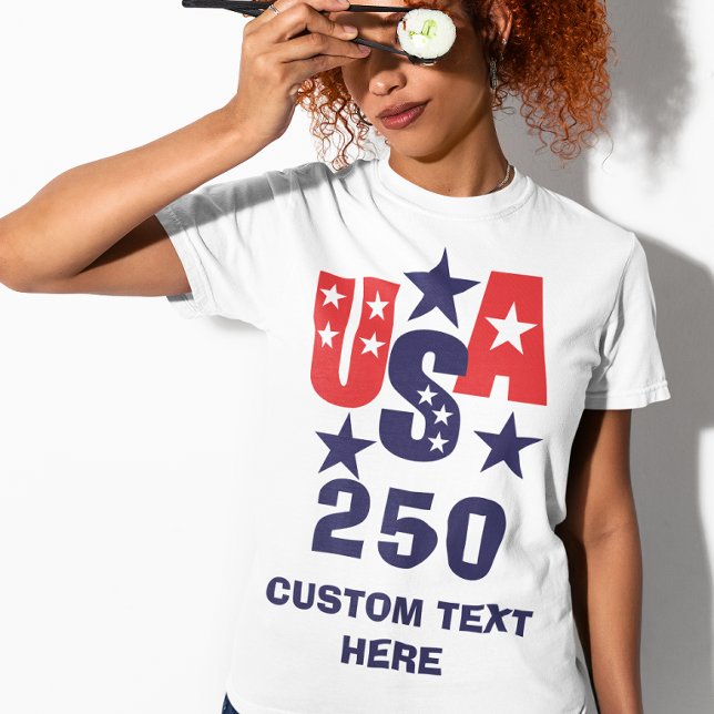 Modern USA 250-årsjubileum T Shirt (Skapare uppladdad)