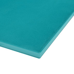 Modern utformning av det blå Aqua-glasbordet 15 x