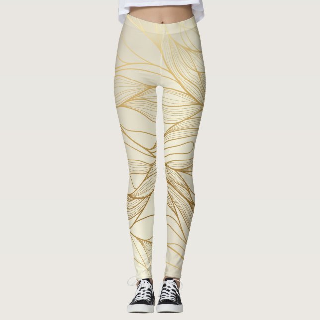 Modern utformning av konstnärligt kreativ leggings (Framsida)