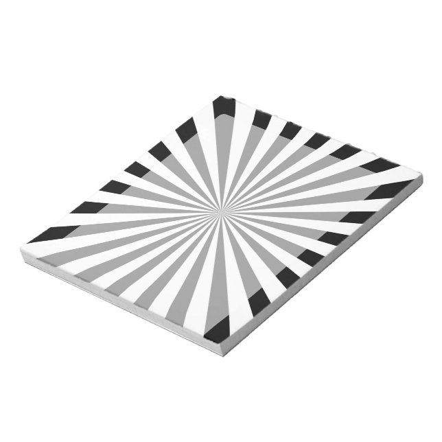 Modern utformning av optisk sprängningshjul anteckningsblock (Roterad)