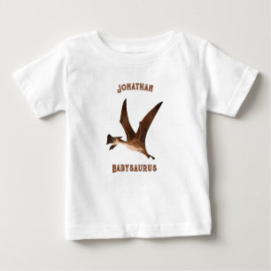 Modern utformning av snyggten i monogram Babysaurs T Shirt