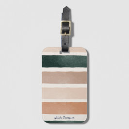 Modern utformning av trendiget Jordnymålat rand Bagagebricka