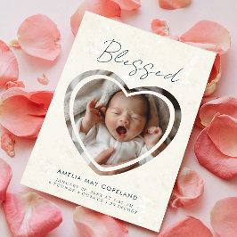 Modern utklippt Baby-foto-fågel Meddelande