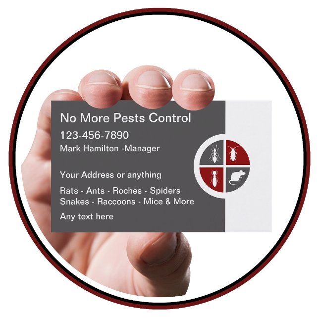 Modern utrotningstid för bröstkontroll av Affärsko Visitkort (Skapare uppladdad)