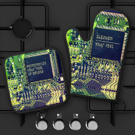 Modern utskrift av kretskort Design Add Namn Geeky