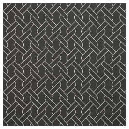 modern utskrift av svart och vitt geometriskt möns tyg