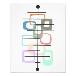 Modern utskrift i mitten av århundradet fototryck