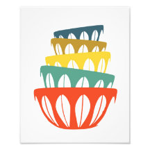 Modern utskrift på mitten av århundradet