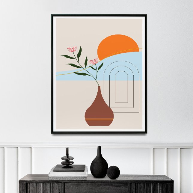 Modern utskrivbar konst i mitten av århundradet poster (Skapare uppladdad)