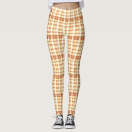 Modern, utstressad våffelpapp leggings