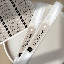 Modern vacker kosmetisk tub twistpenna 3/5ml etike klistermärke