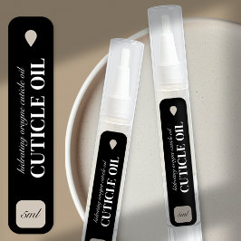 Modern vacker kosmetisk tub vridpenna 3/5ml etiket klistermärke
