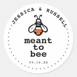 Modern väg till Be Bröllop Runt Klistermärke