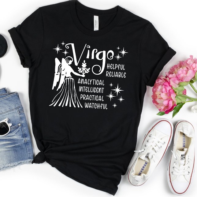 Modern Våg Zodiac Horoscope T-Shirt (Skapare uppladdad)