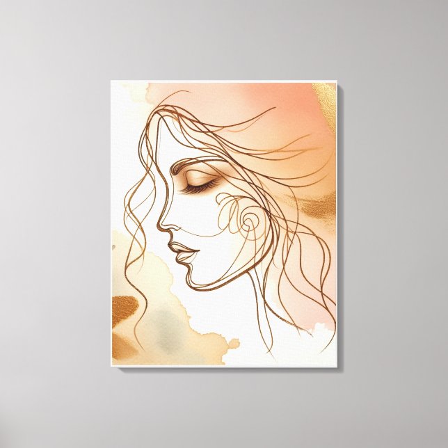 Modern väggdekan canvastryck (Framsida)