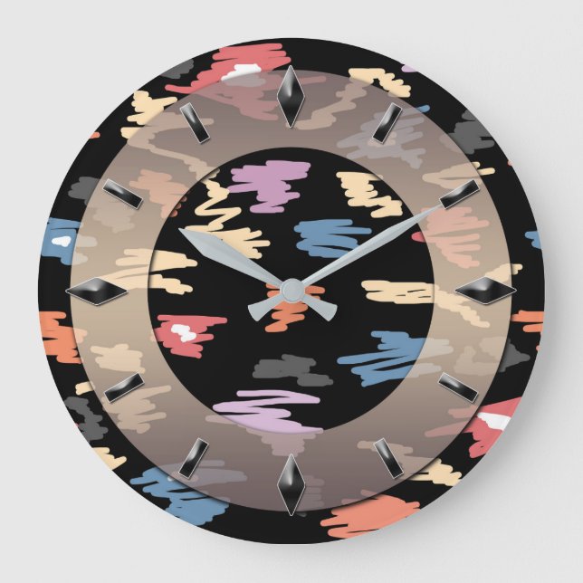 Modern väggklocka. stor klocka (Framsida)