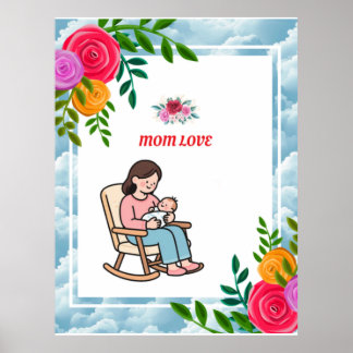 Modern väggkonstdekor för hemmet – Stylish Living  Poster