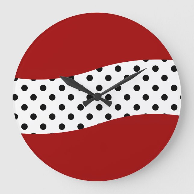 Modern väggspärr stor klocka (Framsida)