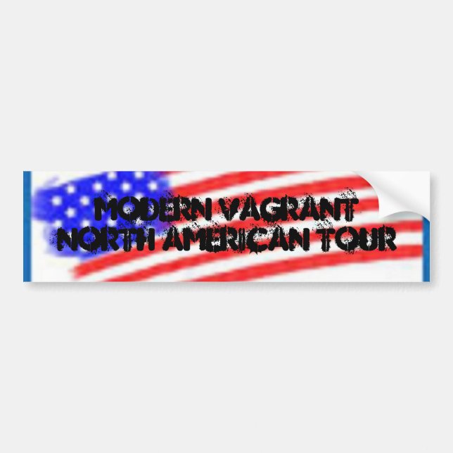 Modern Vagrant North American Tour Bildekal (Framsidan)