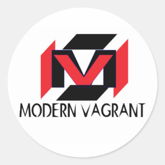 Modern Vagrant Sticker Runt Klistermärke