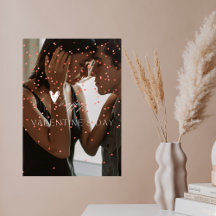 Modern Valentine Day personlig par foto