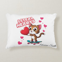 Modern Valentine Pillows for Pets & Partners Prydnadskudde