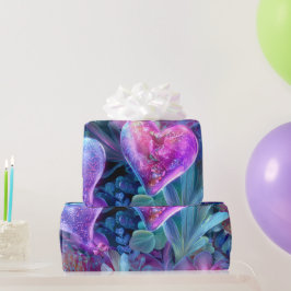 Modern Valentine Wrapping Paper– Abstract Colorful Presentpapper