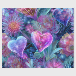 Modern Valentine Wrapping Paper– Abstract Colorful Presentpapper