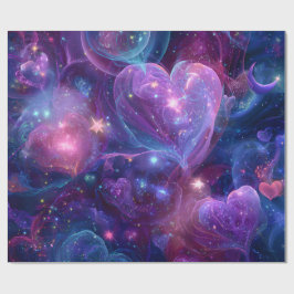 Modern Valentine Wrapping Paper– Abstract Colorful Presentpapper