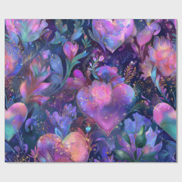 Modern Valentine Wrapping Paper– Abstract Colorful Presentpapper