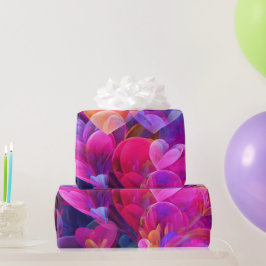 Modern Valentine Wrapping Paper– Abstract Colorful Presentpapper
