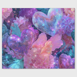 Modern Valentine Wrapping Paper– Abstract Colorful Presentpapper