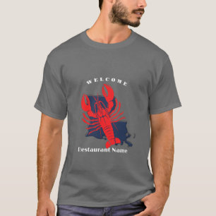 Modern välkommen kräftor Louisiana-användarnamn Wo T Shirt