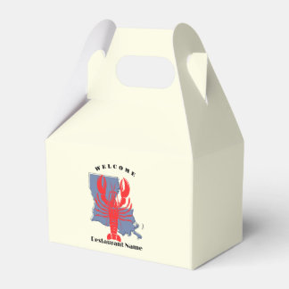 Modern, välkommen röd kräftart Louisiana-användarn Presentaskar