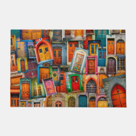 Modern välkomstdörr till Vintagen Mönster