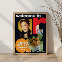 Modern välkomsthälsning för gymnasieexamen